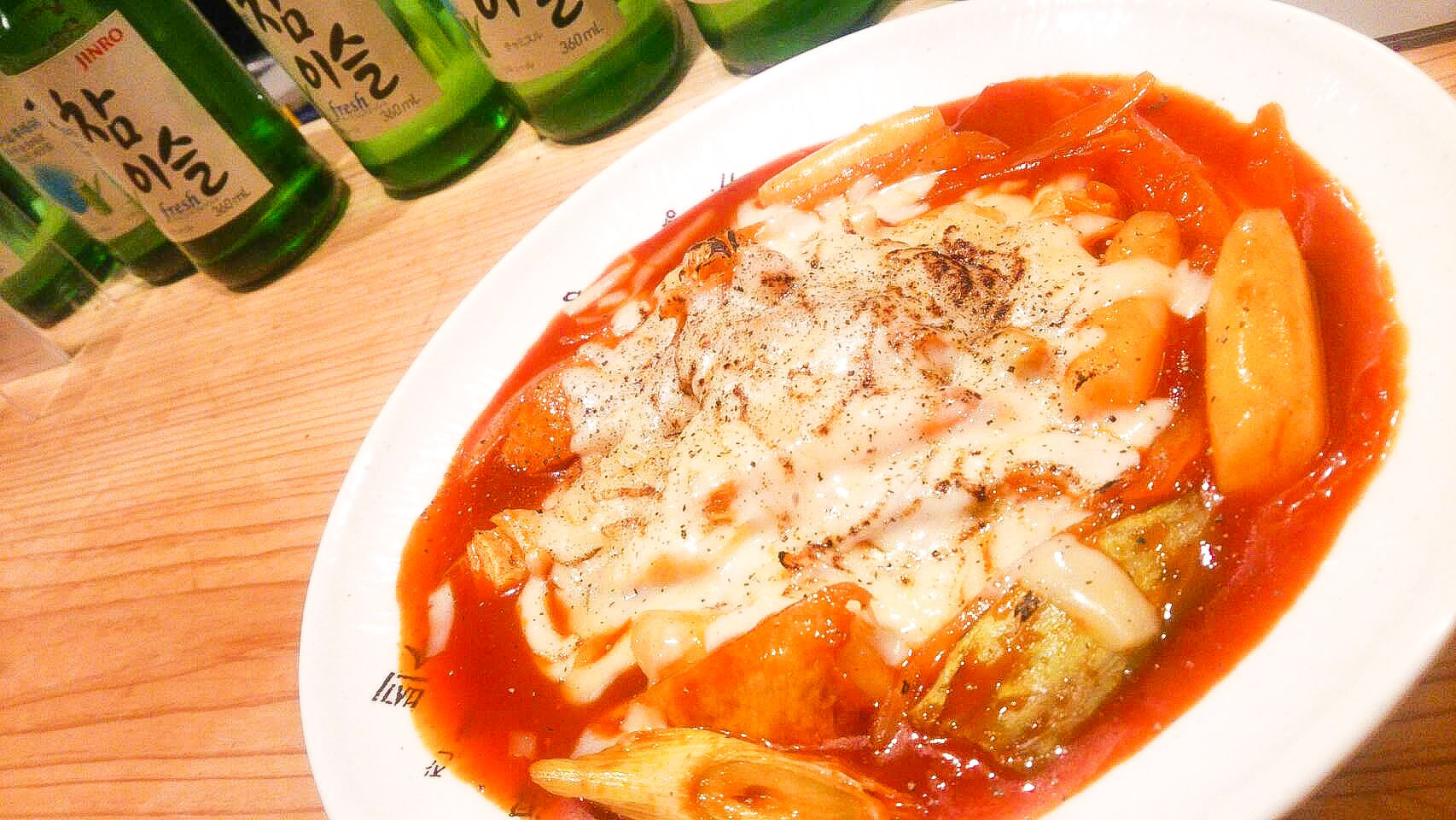 アジョシ 韓国料理 チーズトッポギ